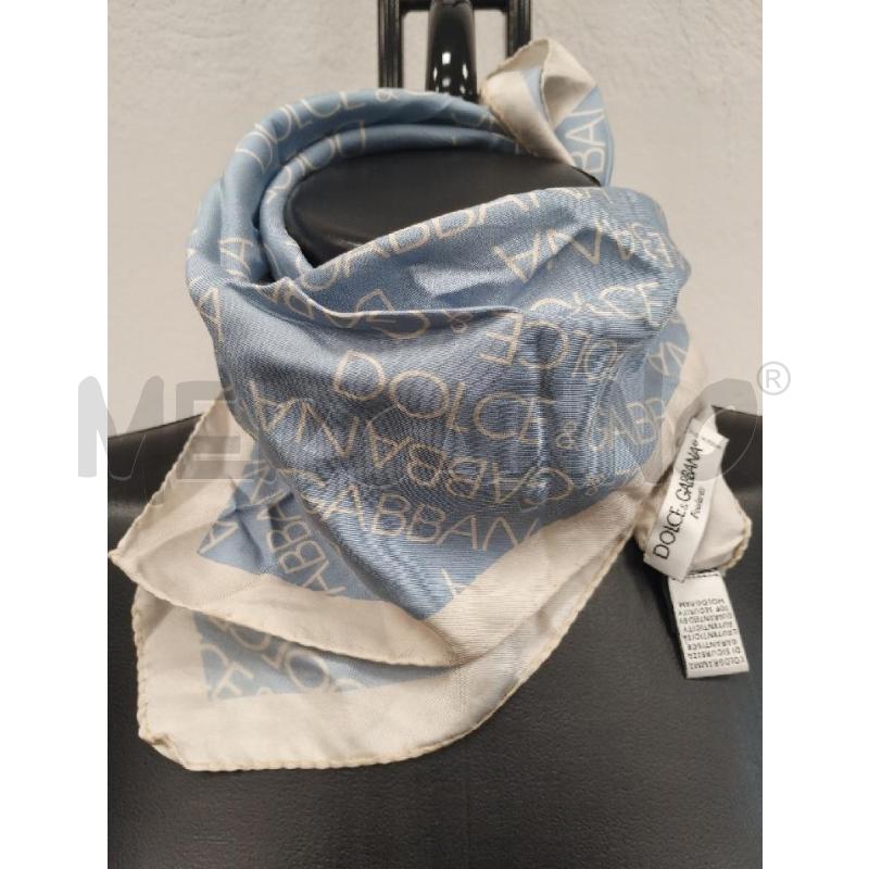FOULARD DOLCE & GABBANA TURCHESE PANNA | Mercatino dell'Usato Gazzada schianno 4