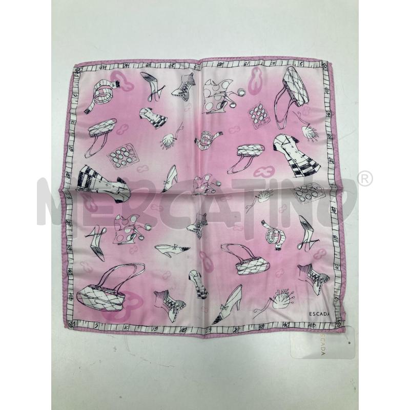 FOULARD ESCADA ROSA ABITI SCARPE | Mercatino dell'Usato Gazzada schianno 1