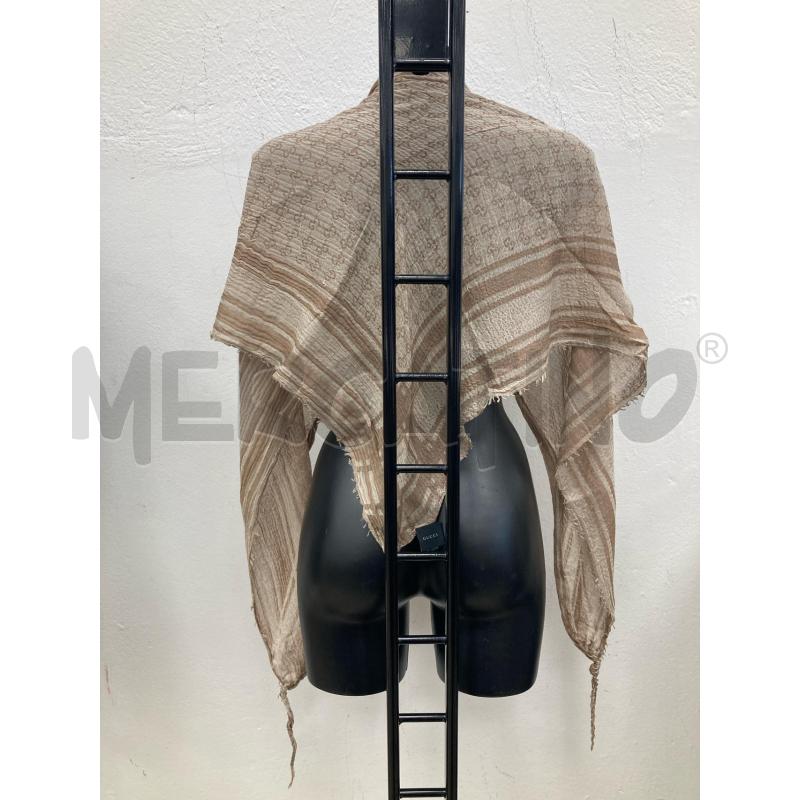 FOULARD GUCCI BEIGE LOGATO | Mercatino dell'Usato Gazzada schianno 2