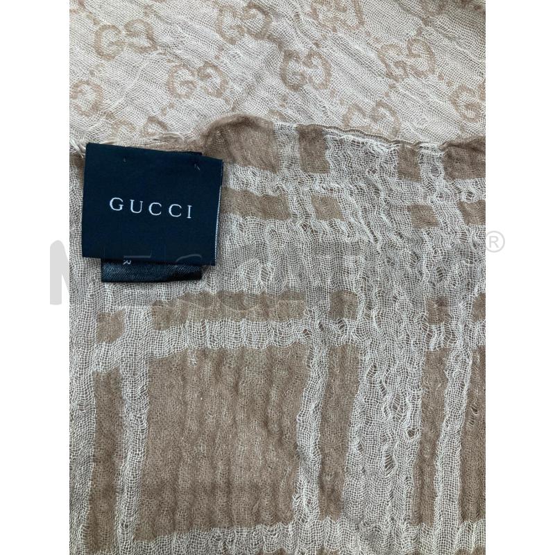 FOULARD GUCCI BEIGE LOGATO | Mercatino dell'Usato Gazzada schianno 3