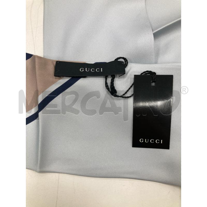 FOULARD GUCCI TURCHESE CARTELLINO | Mercatino dell'Usato Gazzada schianno 2