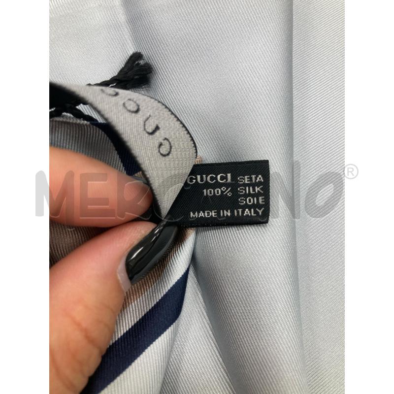 FOULARD GUCCI TURCHESE CARTELLINO | Mercatino dell'Usato Gazzada schianno 3