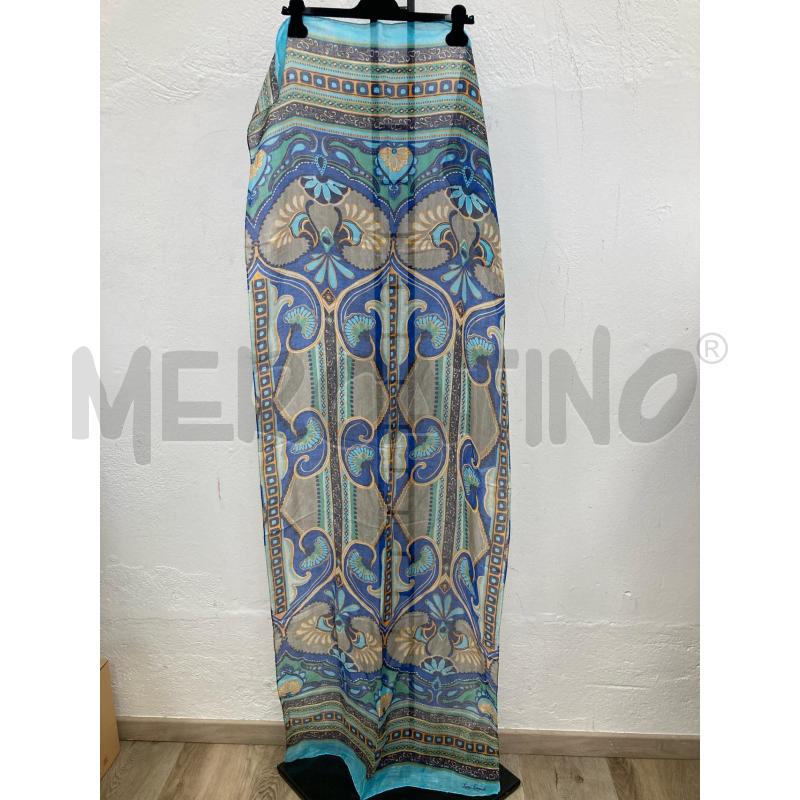 FOULARD LUISA SPAGNOLI AZZURRO BLU | Mercatino dell'Usato Gazzada schianno 1