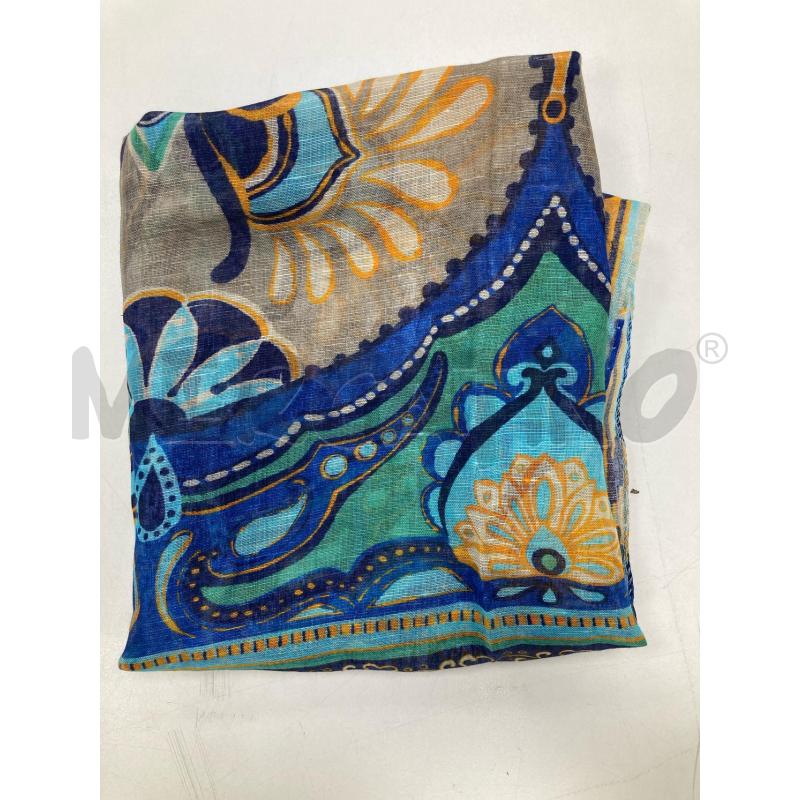 FOULARD LUISA SPAGNOLI AZZURRO BLU | Mercatino dell'Usato Gazzada schianno 2