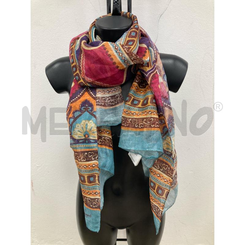 FOULARD LUISA SPAGNOLI ROSA VIOLA | Mercatino dell'Usato Gazzada schianno 5