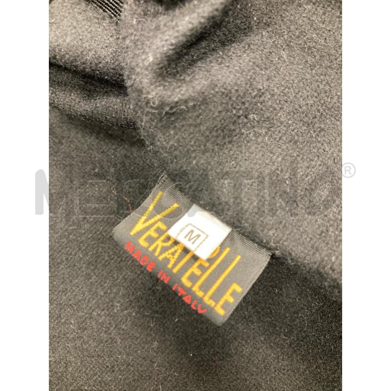 GIACCA CARLO ASCARI PELLE NERA QUATTRO TASCHE  | Mercatino dell'Usato Gazzada schianno 3