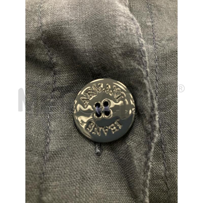 GIACCA DONNA ARMANI JEANS LINO BLU | Mercatino dell'Usato Gazzada schianno 3