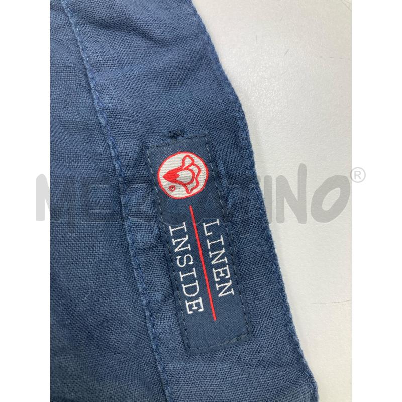 GIACCA DONNA ARMANI JEANS LINO BLU | Mercatino dell'Usato Gazzada schianno 5