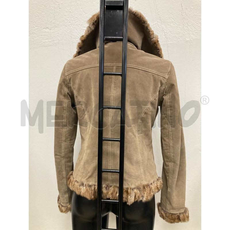 GIACCA DONNA CONBIPEL PELLE+PELO CONIGLIO | Mercatino dell'Usato Gazzada schianno 3