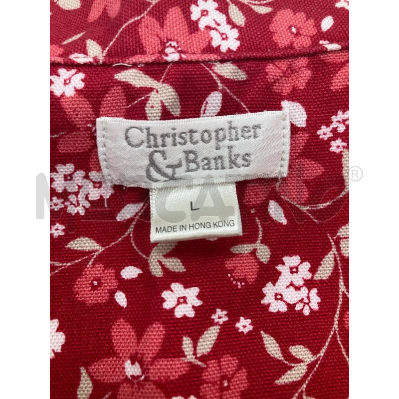 GIACCA DONNA JEANS FUXIA FIORI BIANCHI CHRISTOPHER  | Mercatino dell'Usato Gazzada schianno 3