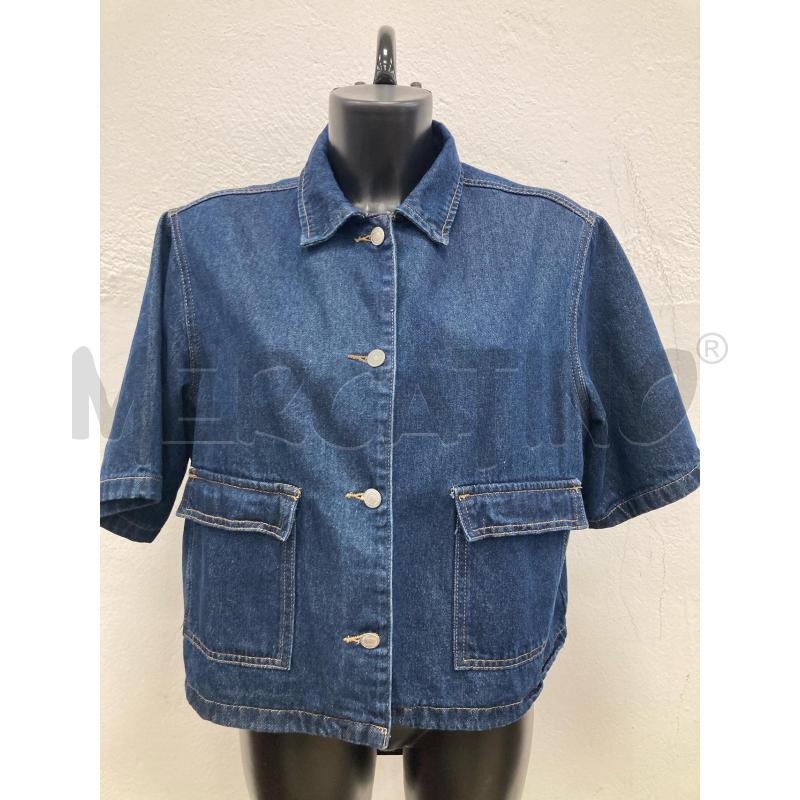 GIACCA DONNA JEANS SCURO MANICA CORTA MUSERA | Mercatino dell'Usato Gazzada schianno 1