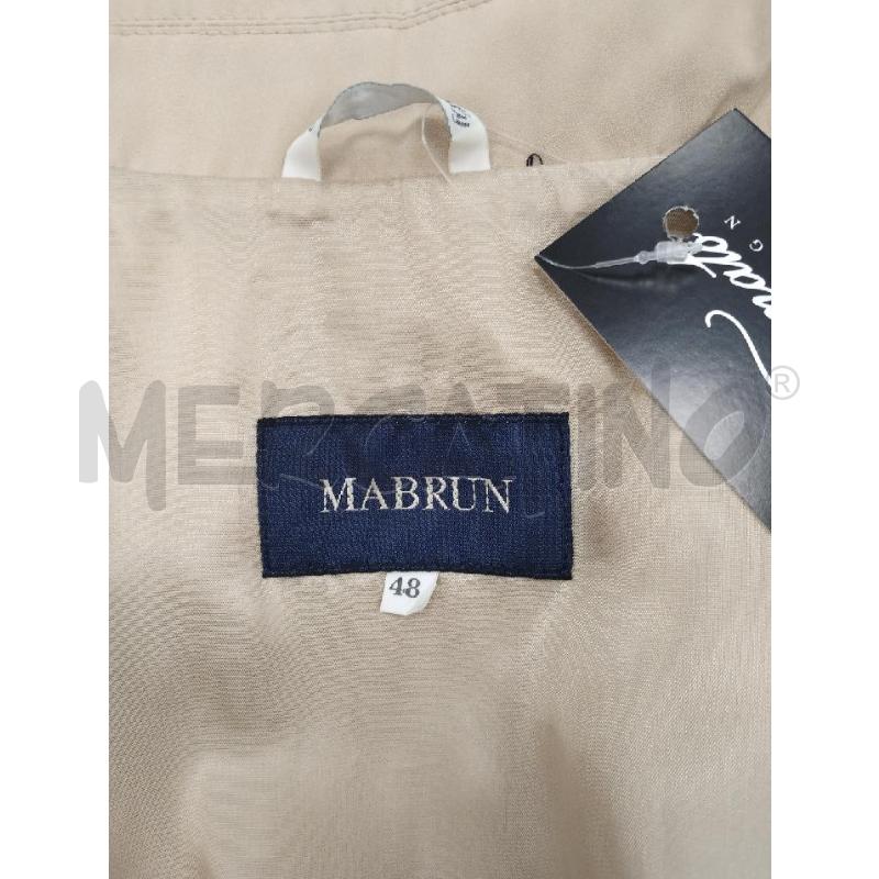 GIACCA DONNA MABRUN SPOLVERINO BEIGE | Mercatino dell'Usato Gazzada schianno 3