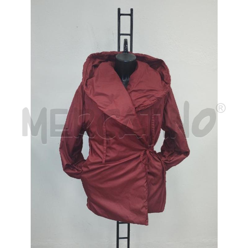 GIACCA DONNA MONCLER BORDEAUX OVERSIZE | Mercatino dell'Usato Gazzada schianno 2