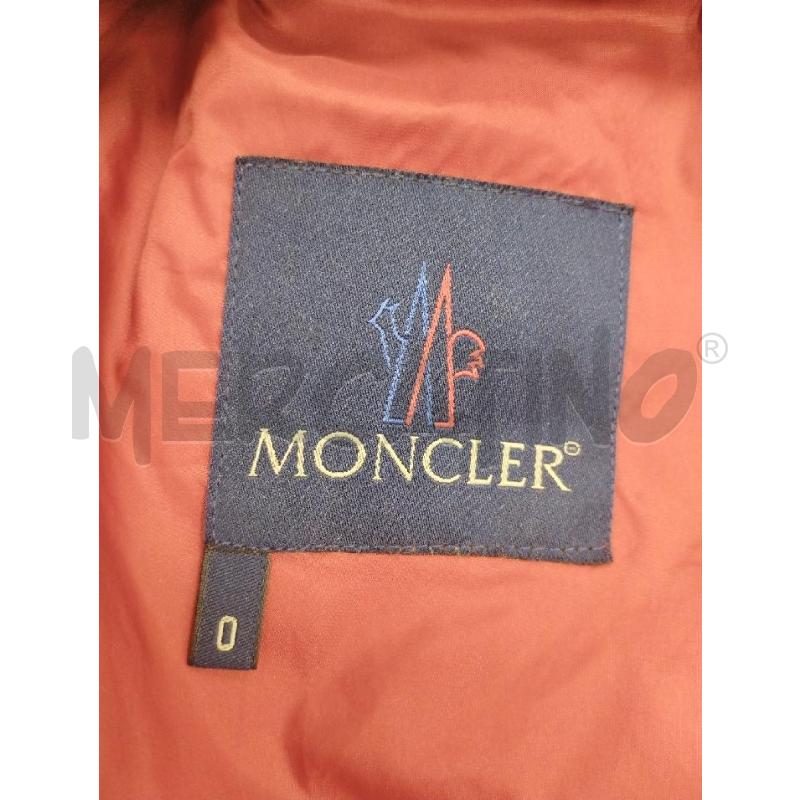 GIACCA DONNA MONCLER BORDEAUX OVERSIZE | Mercatino dell'Usato Gazzada schianno 4