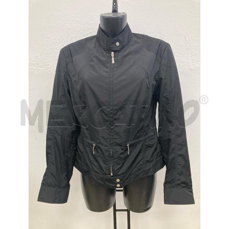 GIACCA DONNA MONCLER NERA LEGGERA | Mercatino dell'Usato Gazzada schianno 1