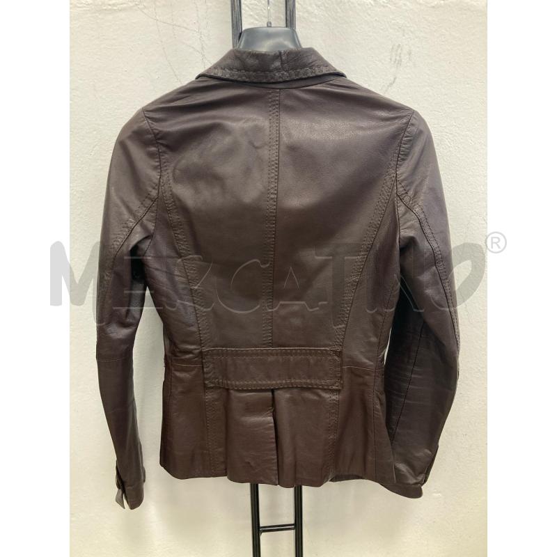 GIACCA DONNA PELLE MAX&CO MARRONE | Mercatino dell'Usato Gazzada schianno 2