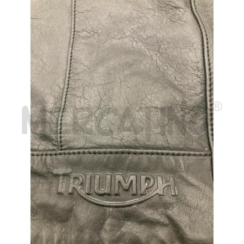 GIACCA DONNA PELLE NERA TRIUMPH  | Mercatino dell'Usato Gazzada schianno 4