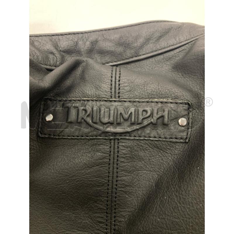GIACCA DONNA PELLE NERA TRIUMPH  | Mercatino dell'Usato Gazzada schianno 5