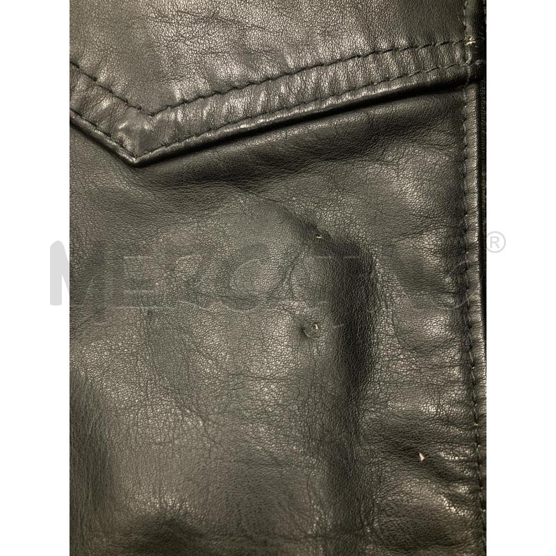 GIACCA PELLE NERA BOX 345 AMSTERDAM   | Mercatino dell'Usato Gazzada schianno 4
