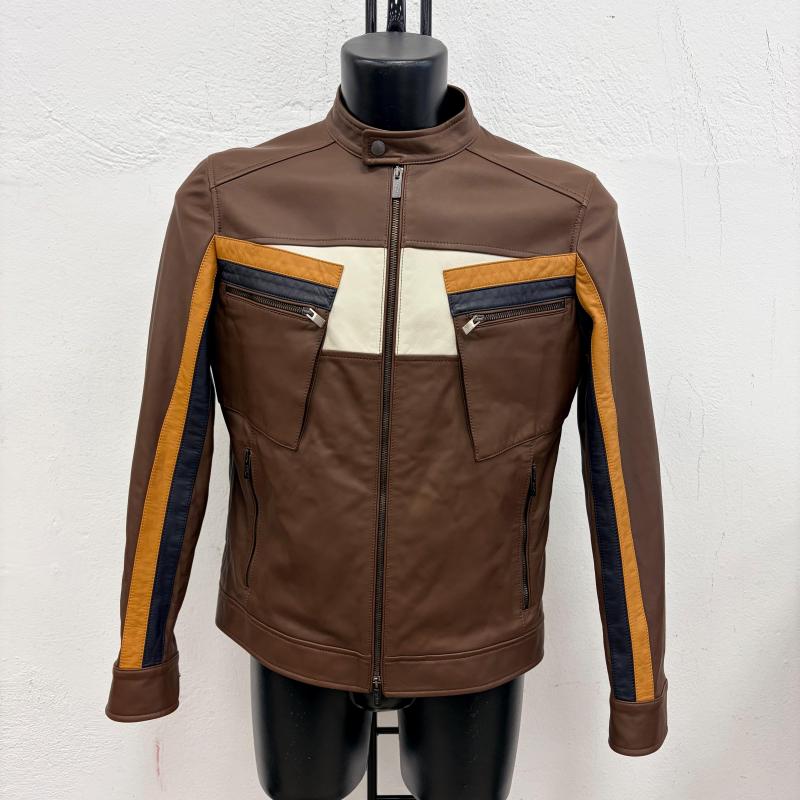 GIACCA UOMO TOD'S PELLE MARRONE | Mercatino dell'Usato Gazzada schianno 1