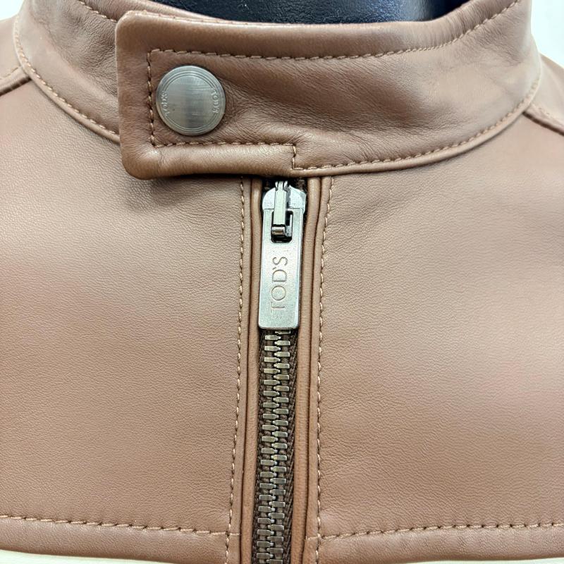 GIACCA UOMO TOD'S PELLE MARRONE | Mercatino dell'Usato Gazzada schianno 3