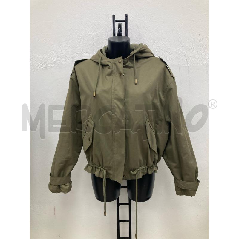 GIACCHINA DONNA CROP STRADIVARIUS VERDE CARTELLINO | Mercatino dell'Usato Gazzada schianno 1