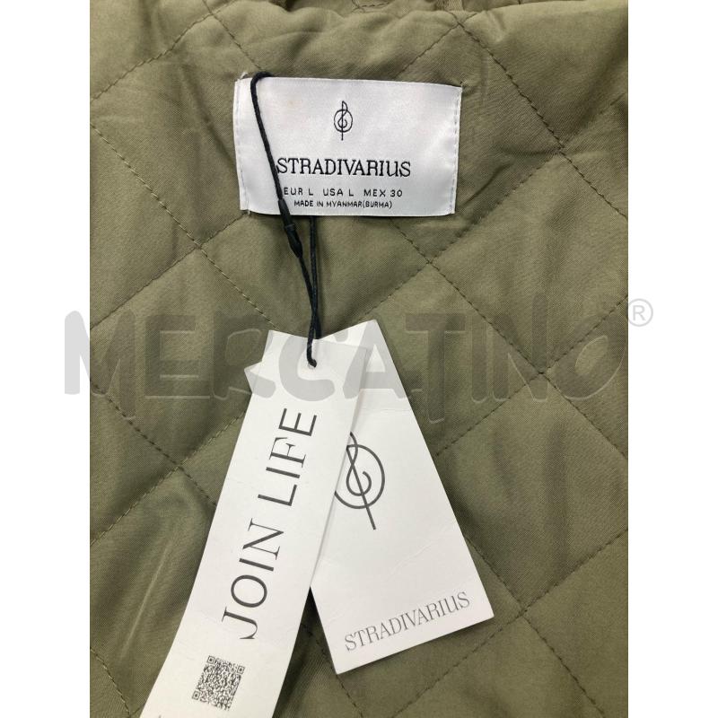 GIACCHINA DONNA CROP STRADIVARIUS VERDE CARTELLINO | Mercatino dell'Usato Gazzada schianno 3