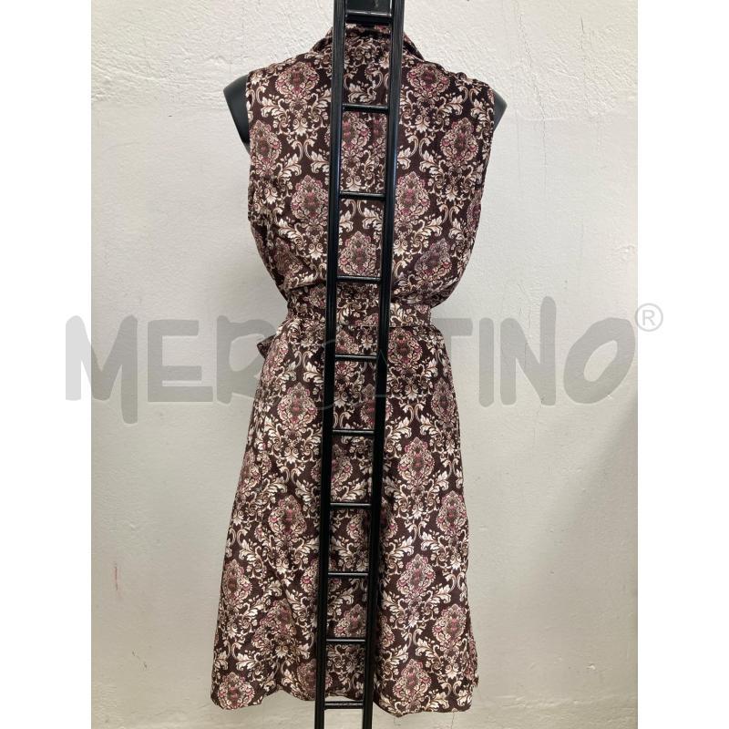 GILET DONNA IONE VELLUTO FIORI LUNGO | Mercatino dell'Usato Gazzada schianno 2