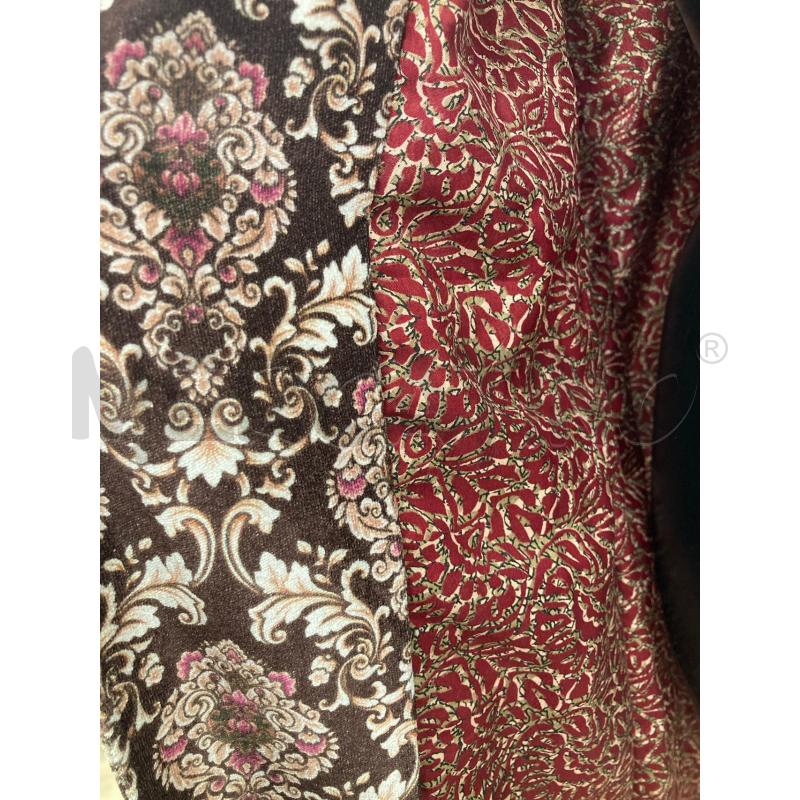 GILET DONNA IONE VELLUTO FIORI LUNGO | Mercatino dell'Usato Gazzada schianno 3