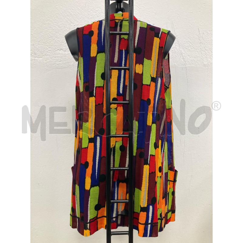 GILET DONNA MISSONI MARE TRAFORATO ROSSO ARANCIO VERDE | Mercatino dell'Usato Gazzada schianno 2