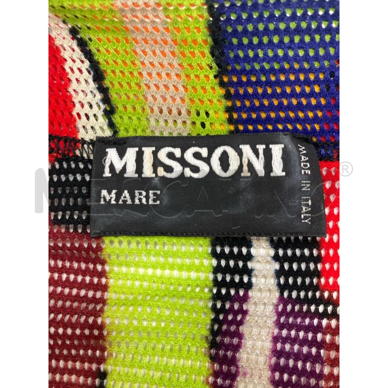 GILET DONNA MISSONI MARE TRAFORATO ROSSO ARANCIO VERDE | Mercatino dell'Usato Gazzada schianno 3