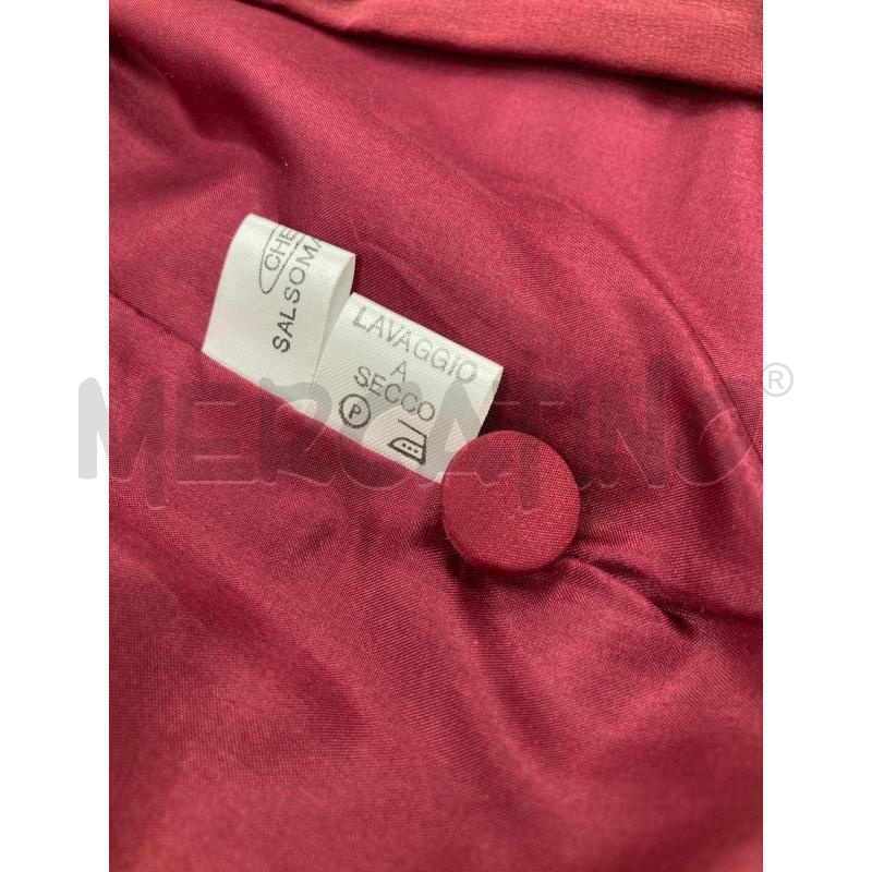 GILET DONNA PURA SETA BORDEAUX | Mercatino dell'Usato Gazzada schianno 4