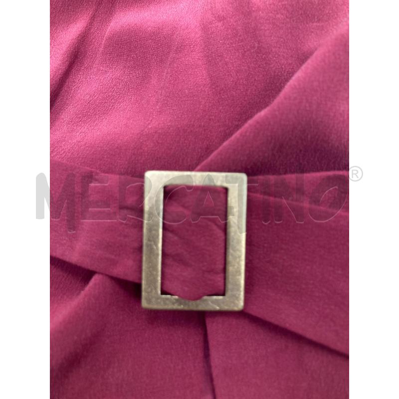 GILET DONNA PURA SETA BORDEAUX | Mercatino dell'Usato Gazzada schianno 5