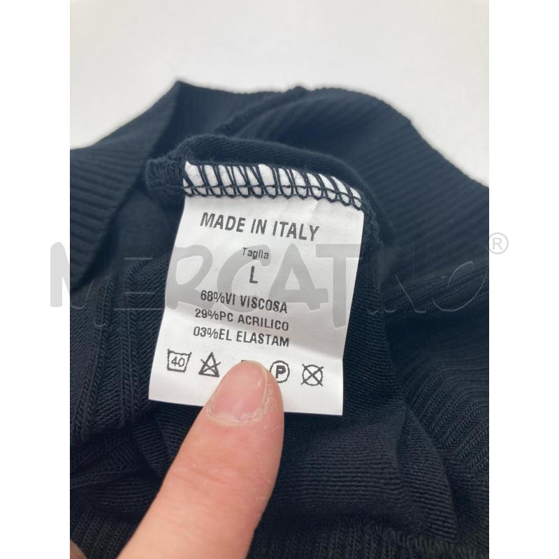 GILET GIAN VARGIAN NERO ROMBI   | Mercatino dell'Usato Gazzada schianno 4