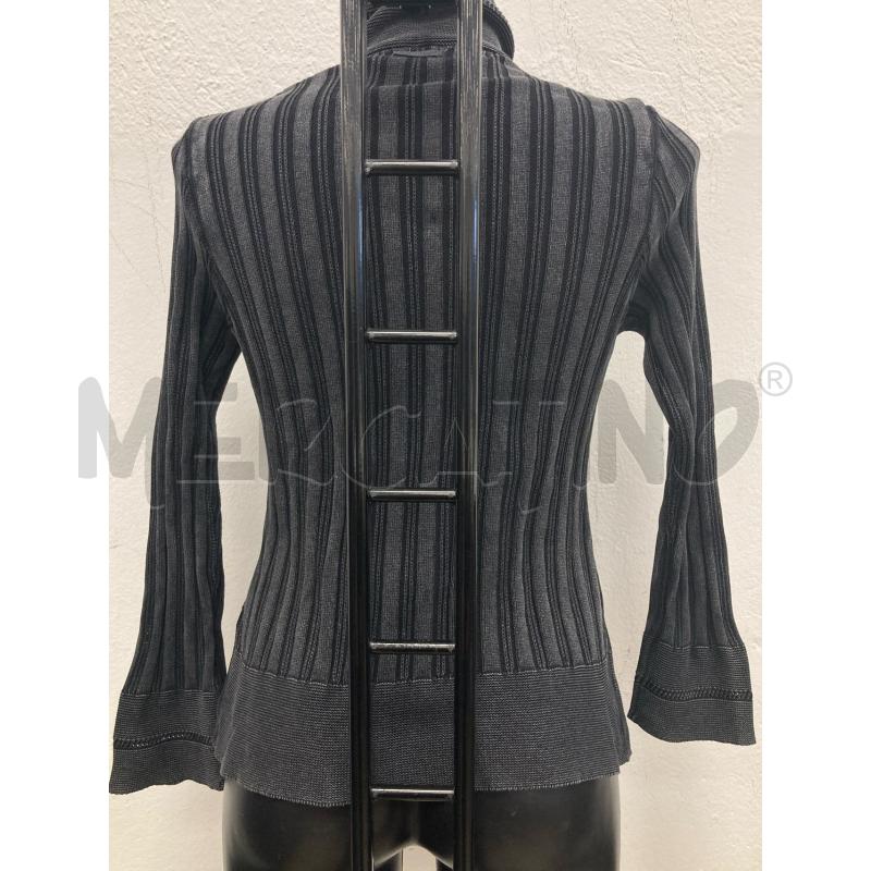 GOLFINO DONNA MARLBORO GRIGIO NERO MELANGE ZIP | Mercatino dell'Usato Gazzada schianno 2