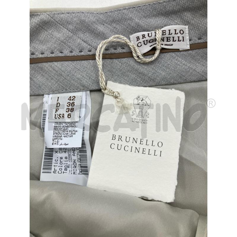 GONNA BRUNELLO CUCINELLI GRIGIA CARTELLINO | Mercatino dell'Usato Gazzada schianno 3
