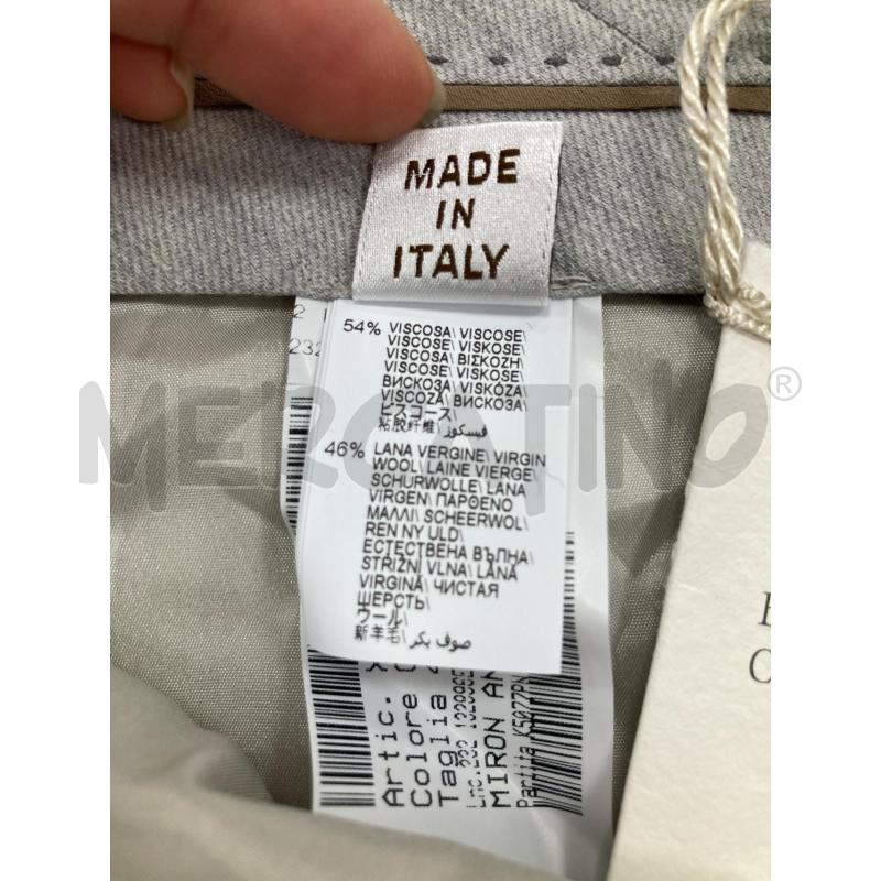 GONNA BRUNELLO CUCINELLI GRIGIA CARTELLINO | Mercatino dell'Usato Gazzada schianno 4