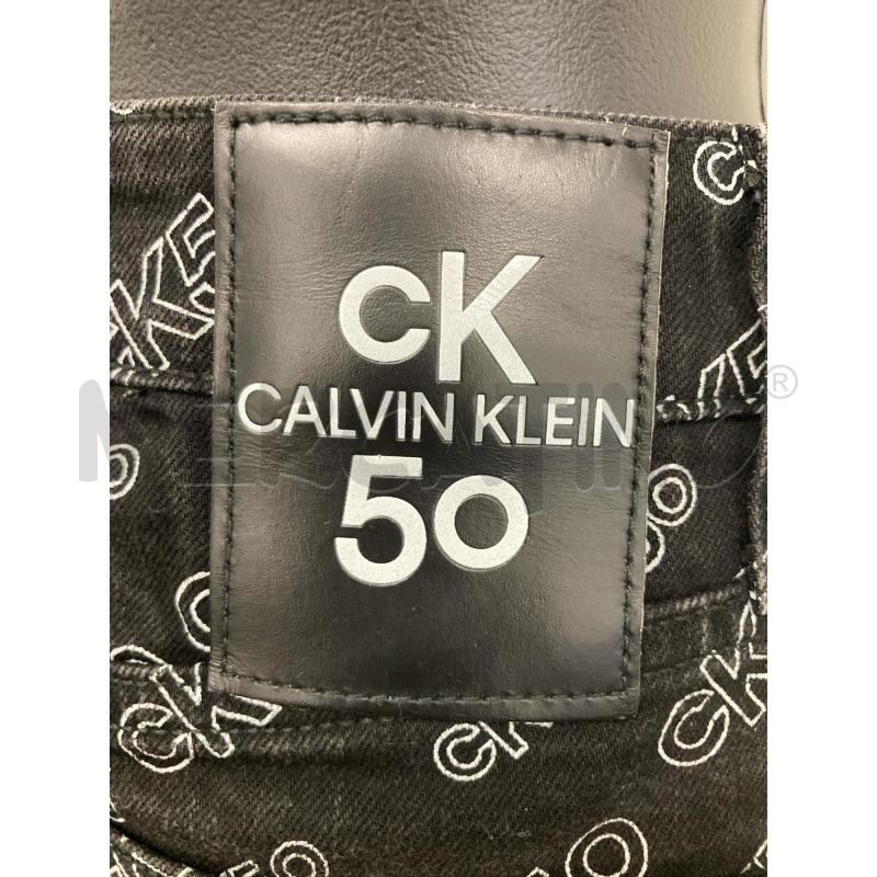 GONNA CALVIN KLEIN JEANS NERO LOGATA | Mercatino dell'Usato Gazzada schianno 3