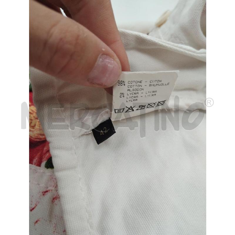 GONNA CAVALLI BIANCA FIORI  | Mercatino dell'Usato Gazzada schianno 4