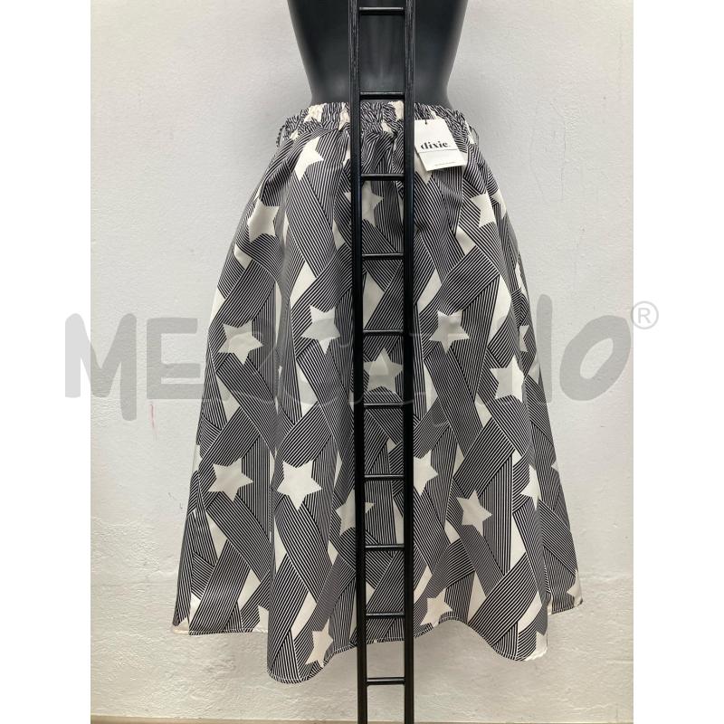 GONNA DIXIEBIANCA STELLE RIGHE NERE CARTELLIN | Mercatino dell'Usato Gazzada schianno 3