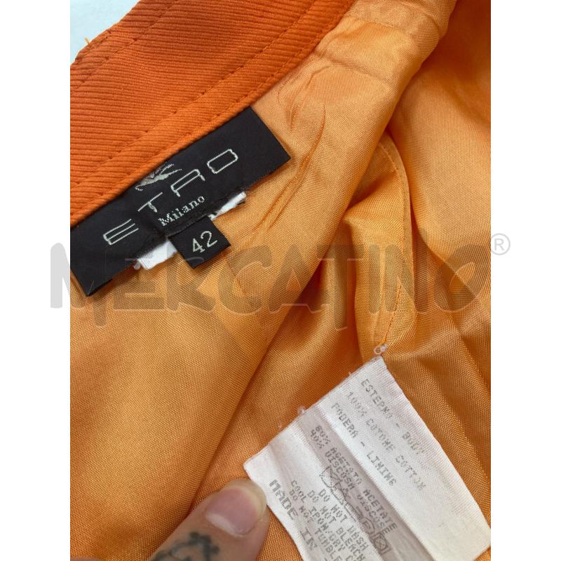 GONNA ETRO ARANCIONE  | Mercatino dell'Usato Gazzada schianno 4