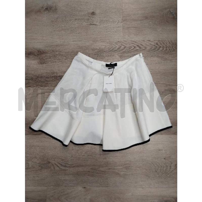 GONNA ISABEL MARANT BIANCA BRODO NERO | Mercatino dell'Usato Gazzada schianno 1