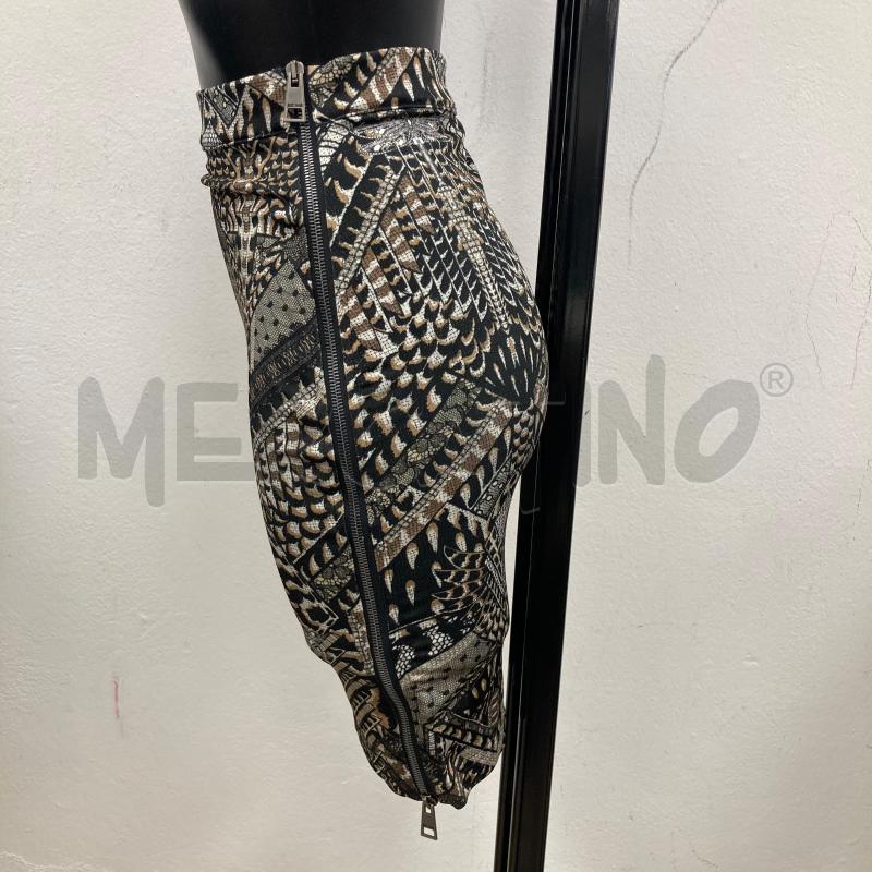 GONNA JUST CAVALLI DISEGNO NERO BEIGE ZIP RETRO | Mercatino dell'Usato Gazzada schianno 2