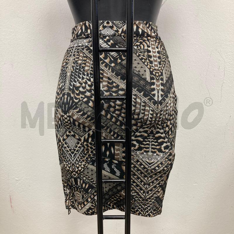 GONNA JUST CAVALLI DISEGNO NERO BEIGE ZIP RETRO | Mercatino dell'Usato Gazzada schianno 3