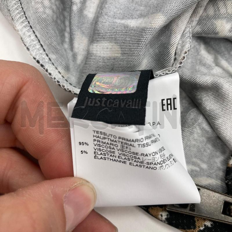 GONNA JUST CAVALLI DISEGNO NERO BEIGE ZIP RETRO | Mercatino dell'Usato Gazzada schianno 5