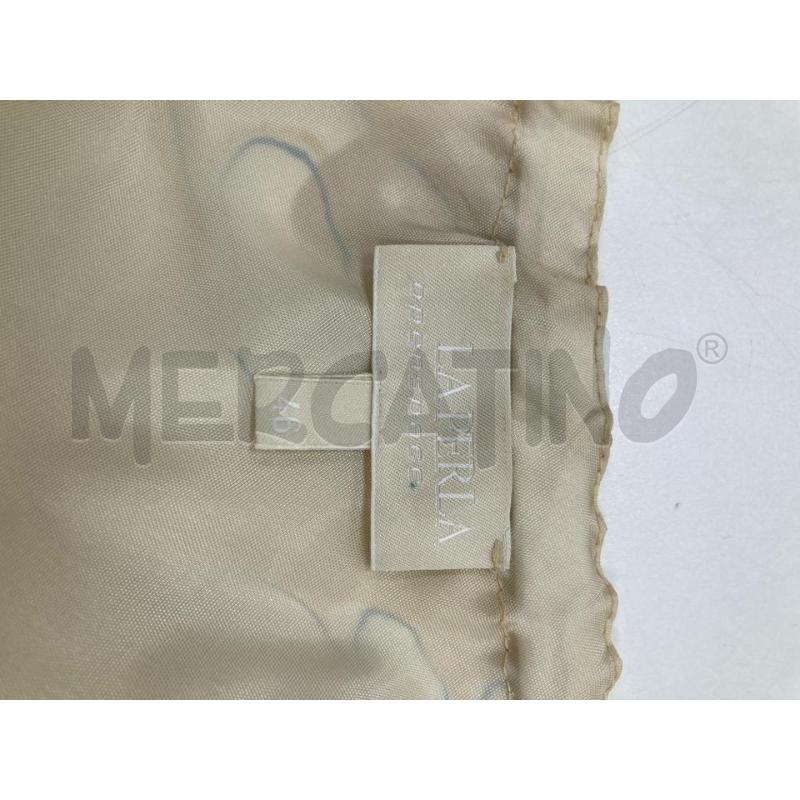 GONNA LA PERLA BEIGE FIORATA | Mercatino dell'Usato Gazzada schianno 3