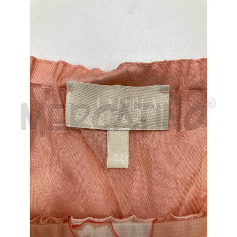 GONNA LA PERLA ROSA FIORATA | Mercatino dell'Usato Gazzada schianno 3