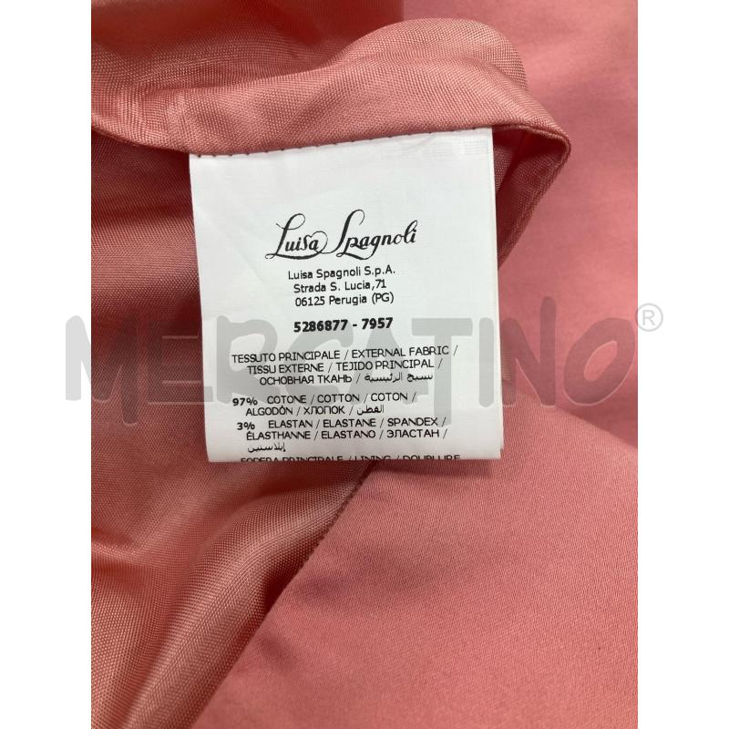 GONNA LUISA SPAGNOLI ROSA ARRICCIATA  | Mercatino dell'Usato Gazzada schianno 4