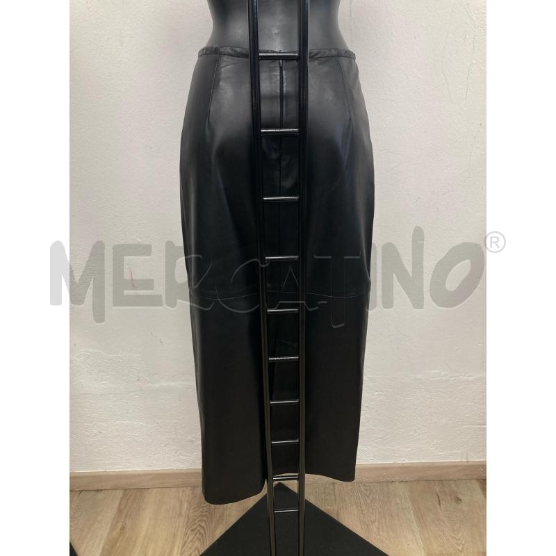 GONNA LUNGA PELLE NERA | Mercatino dell'Usato Gazzada schianno 2
