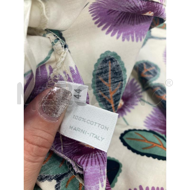 GONNA MARNI PANNA FIORI LILLA | Mercatino dell'Usato Gazzada schianno 4